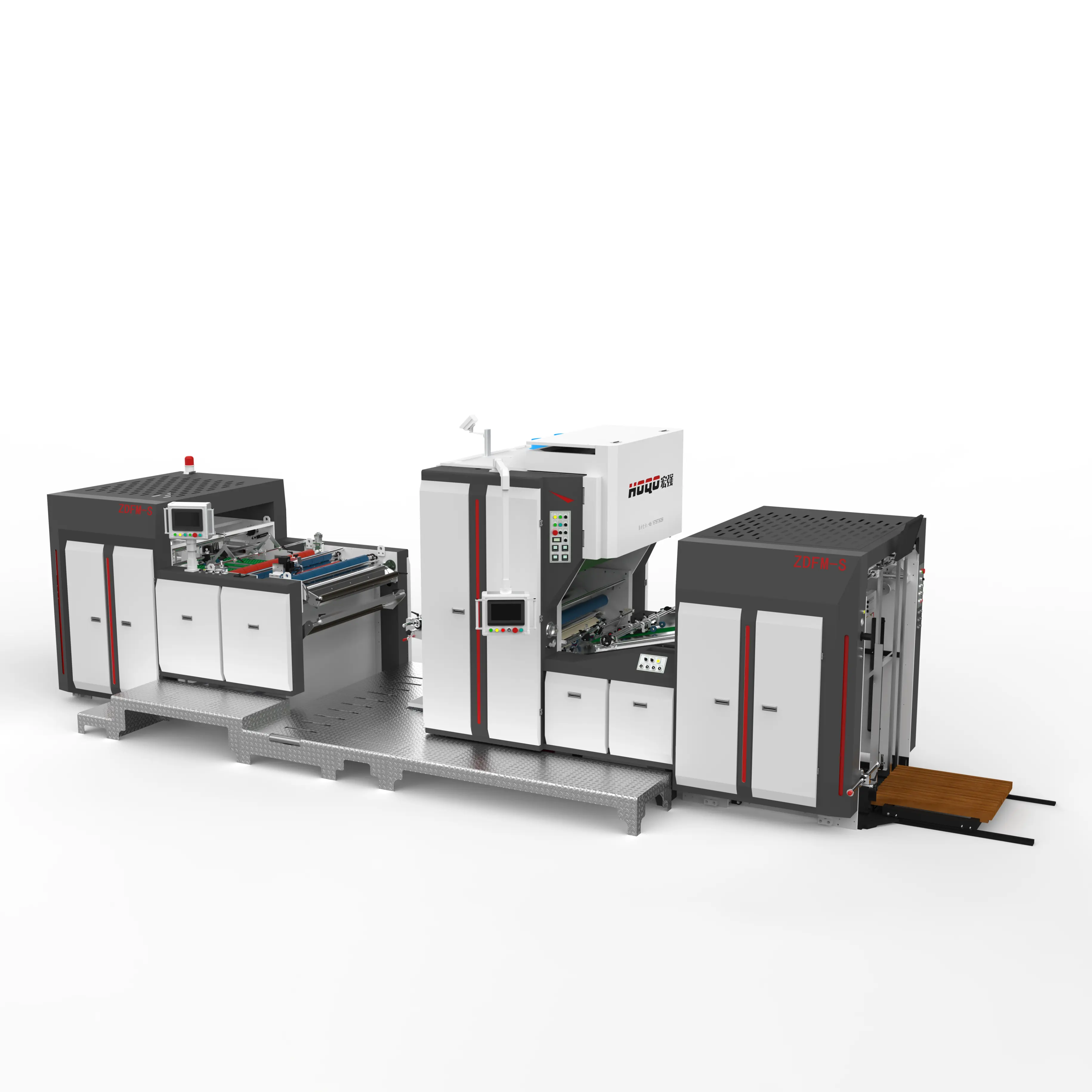 Intelligente lamineermachine met servoschijfmes