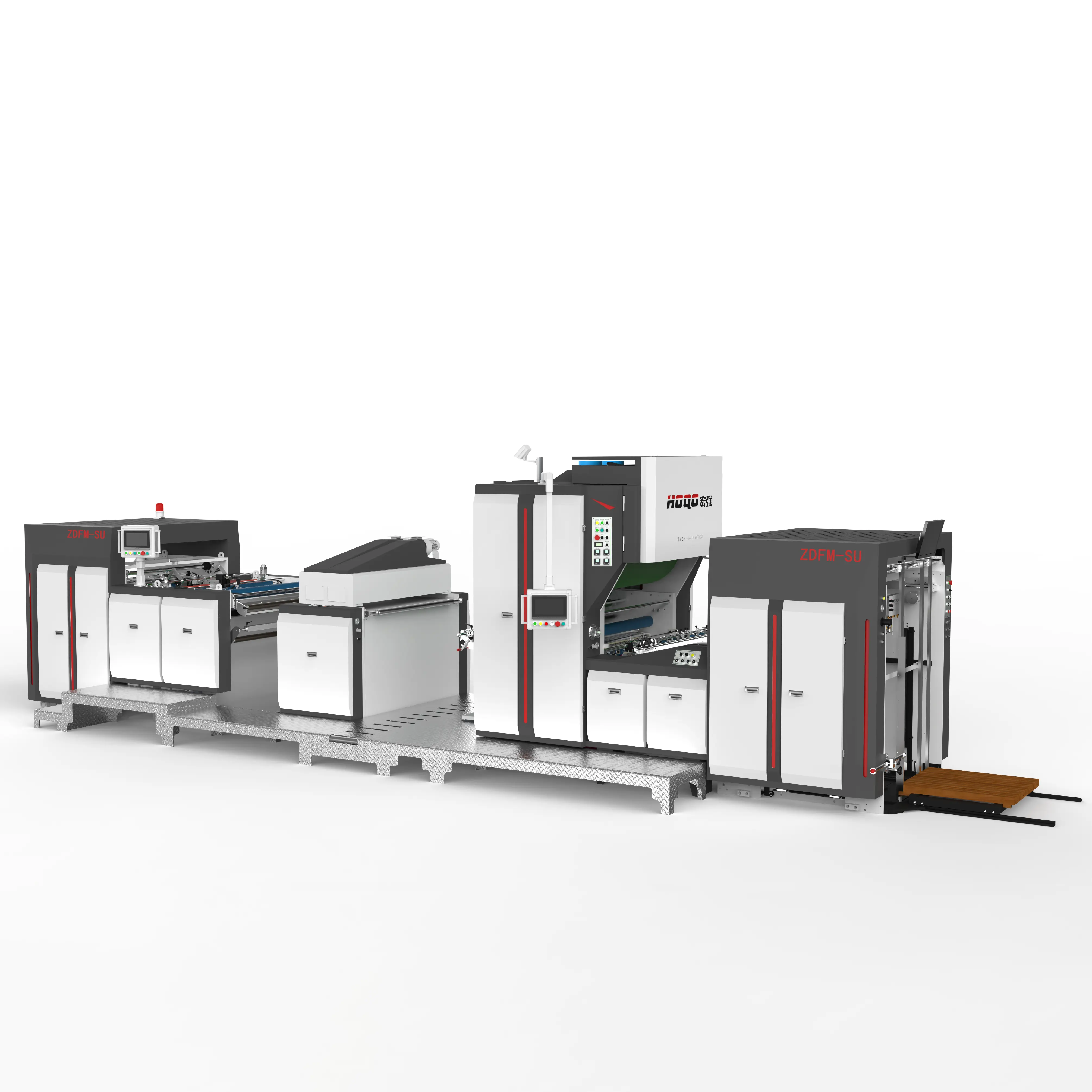 Intelligente servo-UV-uithardende lamineermachine